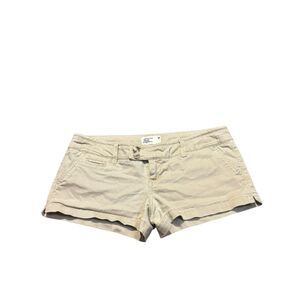 y2k American Eagle low rise khaki shorts tan beige 2" 2000s basic 30" waist mall
